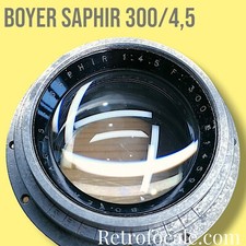 ? Boyer Saphir 300mm f/4.5 ? Hermagis / Darlot / 8x10