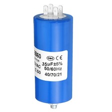 CBB60 35uf Démarrage Condensateur AC 250V 50/60Hz Cylindre 95 x 45mm