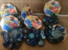 Lot De 6 Fillets De 12Galets cailloux en verre 200g Coquillages Décoration 