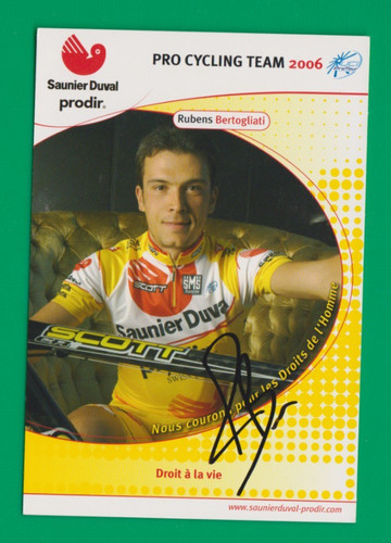 Cyclisme carte cycliste rubens - cyclisme,