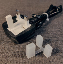 1 Cordon Secteur "UK" Câble Alimentation 2 Pin à 0.7m Noir