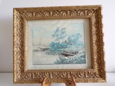 TABLEAU CRAYON ET AQUARELLE DE