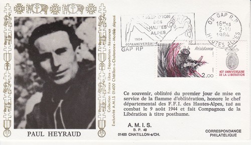 Enveloppe philatélique 1984 - enveloppe,
