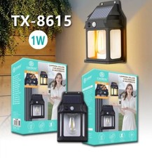 Torche Lumière Lampe Solaire Mural Intérieur Extérieur avec Capteur Tx-8615 Linq