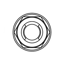 BOLT Écrou Fuji avec bride M6