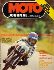 MOTO JOURNAL  229 BPS 125 Super Elan MORINI MONTESA Cota 74 DERBI 2002 1975