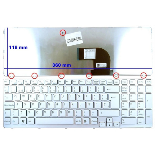 Clavier blanc pour ordinateur - clavier,