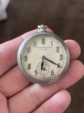 MA COLLECTION Montre Gousset CHRONOMÈTRE VILAC ART DÉCO 15 Rubis mouvement