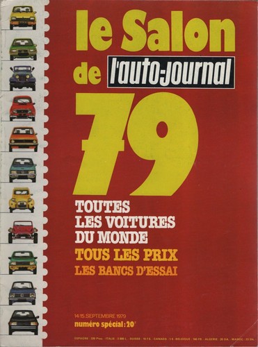 Auto journal 1979 - l'auto,