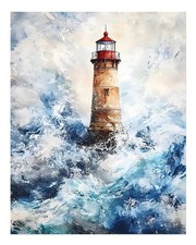 Affiche d'art mural phare de
