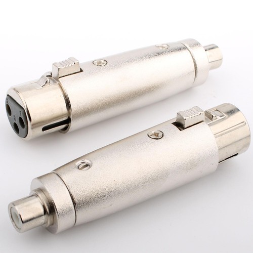 Adaptateur rca vers xlr - rca,