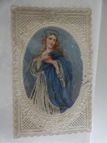 Image pieuse canivet - , dentelle