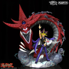 YU-GI-OH - Yami Yugi & Slifer - Figurine Résine 51cm