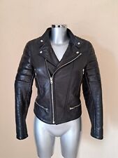 JOSEPH -  BLOUSON PERFECTO - CUIR  NOIR - TAILLE 36fr - TBE