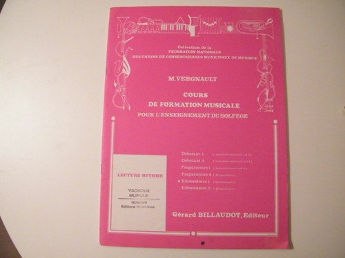 Cours formation musicale - de,