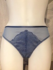 Culotte Tanga bleu Chantelle