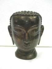 Tête de Bouddha (porte bougie) en laiton