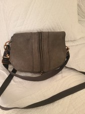 SAC A MAIN BANDOULIERE CUIR