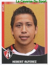 050 HEBERT ALFEREZ MEXICO FC.ATLAS GUADALAJARA PRIMERA DIV APERTURA 2010 PANINI