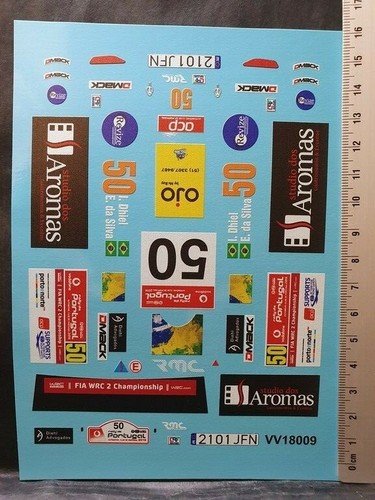 Decals ford fiesta - 1/18,