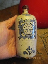 Ancienne Fiole Extrait Lavande Poterie Grès Colette Charrier Vaison la Romaine