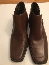 Alfani Mens Brown Zip Boots
