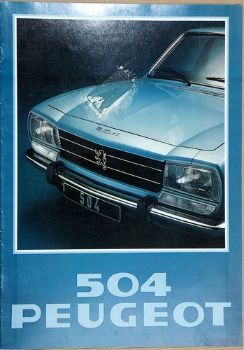Prospectus brochure peugeot - prospectus,, brochure.