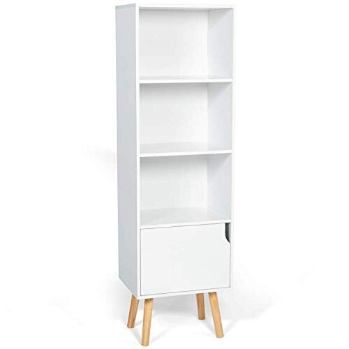 Bibliothèque blanc étagère - blanc,