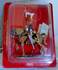 Soldat de plomb DEL PRADO Lancier de la jeune garde sur socle 1813 SNC051