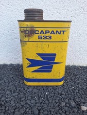 ANCIEN BIDON LA POSTE "DECAPANT" DECO GARAGE AUTOMOBILE D'HUILE