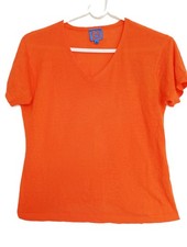 T-Shirt femme orange marque