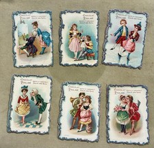 Lot de 6 anciens chromos