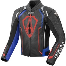 Veste en cuir de moto Arlen