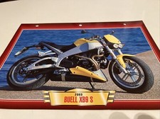 Buell 1000 XB9 S 2003 XB9S fiche carte moto passion collection Atlas