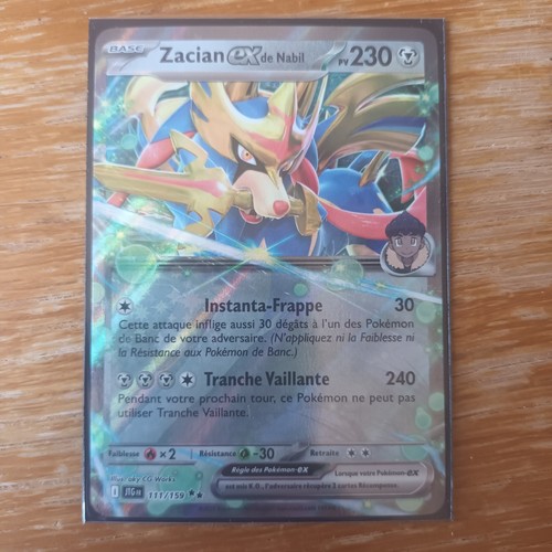 Carte pokémon zacian - zacian, ex