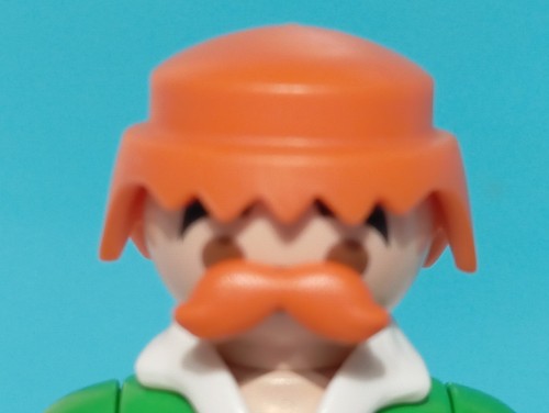 Playmobil tête moustache roux - playmobil,