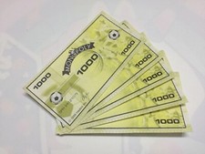 LOT X5 BILLET DE 1.000