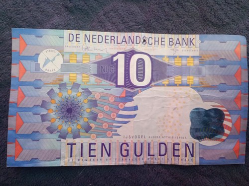 Billet banque néerlandais - de,