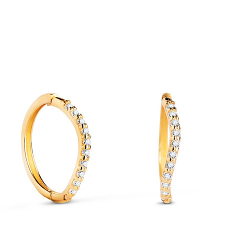 Boucles oreilles créoles - d'oreilles,