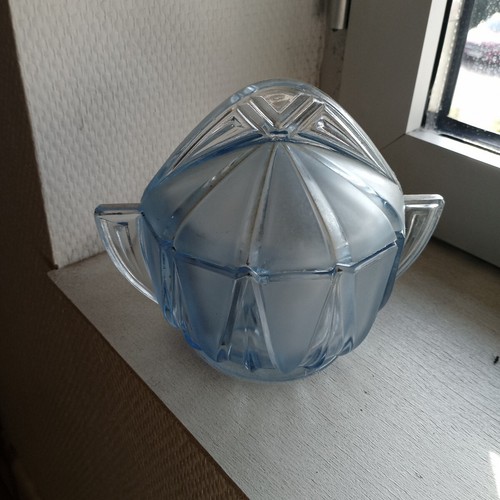 Bonbonnière verre pressé
