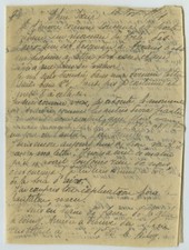 Guerre 1914-18. Lettre écrite