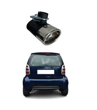 Tuyau D'Échappement Ouverture Inox pour Smart Fortwo Type 450 Ovale 95x65mm