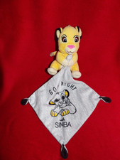 Doudou Disney Peluche Roi Lion Mouchoir Good Night With Simba