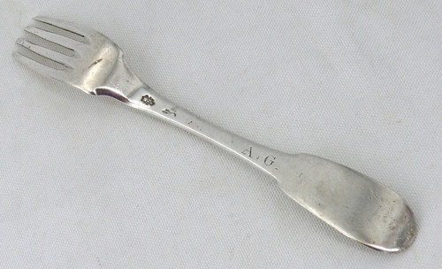 Fourchette argent massif