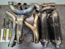 FULL AKRAPOVIC EVO TITANIUM EXHAUST SYSTEM DUCATI 848 848 1098 1098S SUPERBIKE 