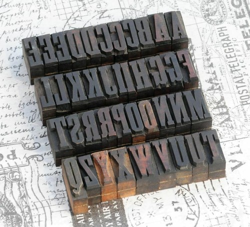 Anciens caractères - a-z,