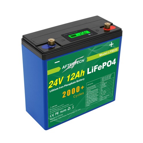24v 12ah lifepo4 lot batterie - 24v,