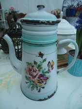 CAFETIÈRE Émaillée Ancienne