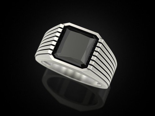 Bague homme pierre précieuse