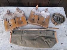 Lot Cuirs  Bretelles Cartouchieres Couvre Culasse Mas 36 France 1960